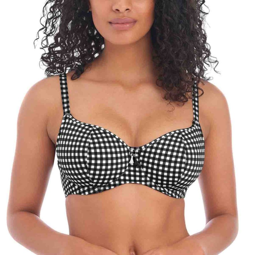 Swim Freya Swim Balcony Bikinis | Check In Sweetheart Bikini Top