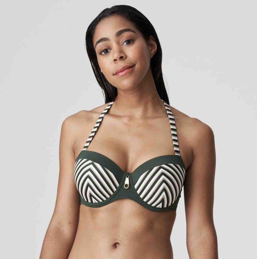 Swim Primadonna Swim Balcony Bikinis | La Concha Padded Balcony Bikini Top