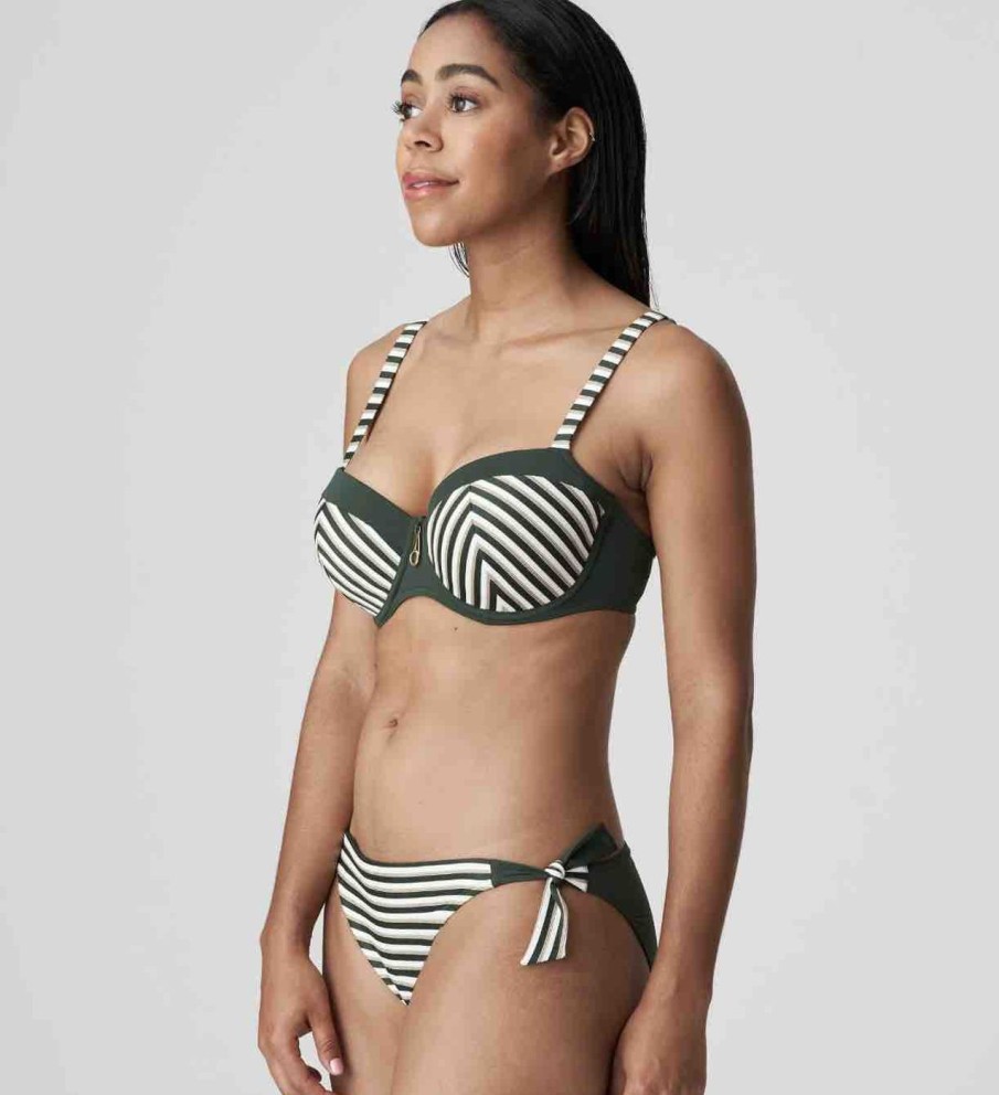 Swim Primadonna Swim Balcony Bikinis | La Concha Padded Balcony Bikini Top