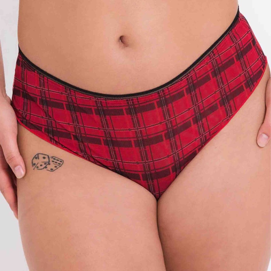 Lingerie Curvy Kate Briefs | Lifestyle Short Check Print