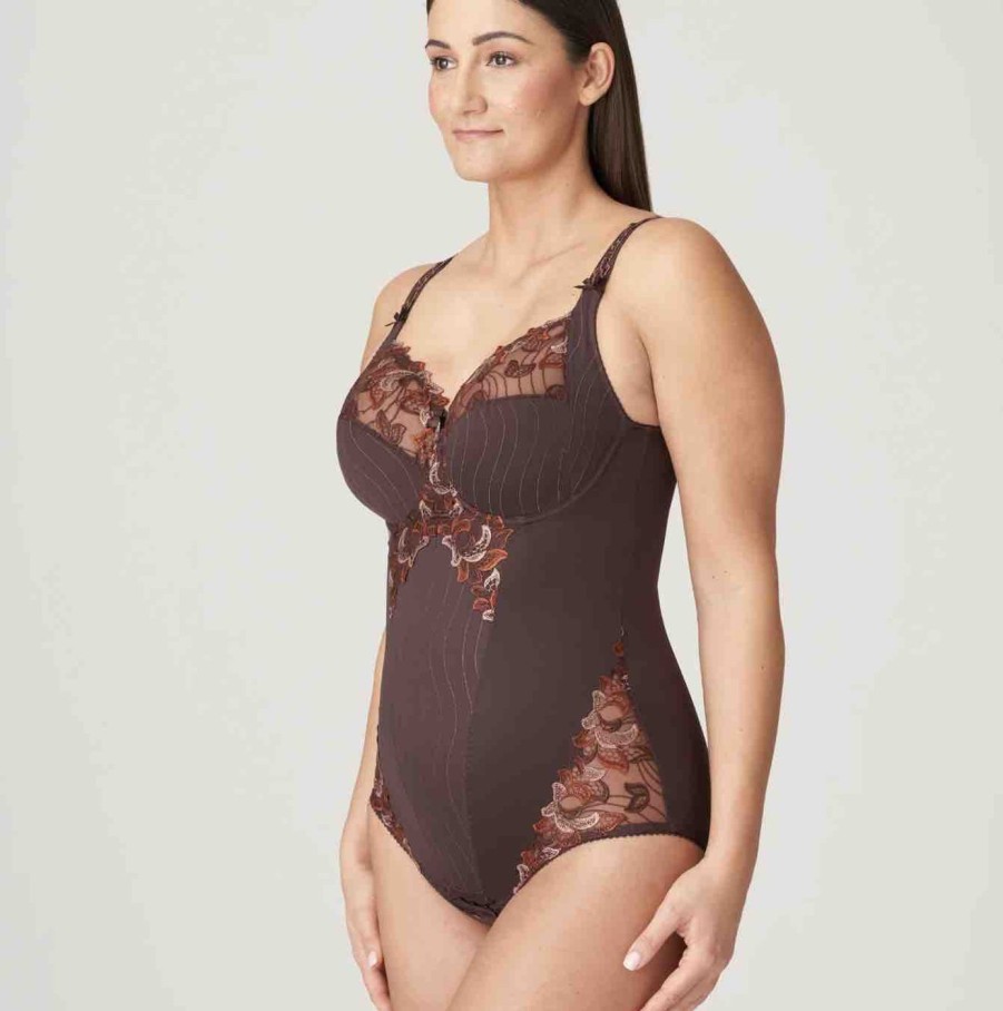 Lingerie PrimaDonna Bodysuits | Deauville Ristretto Bodysuit