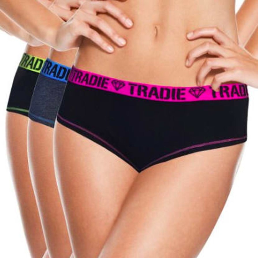 Lingerie Storm in a D cup Briefs | Tradie Lady 3Pk Boyleg