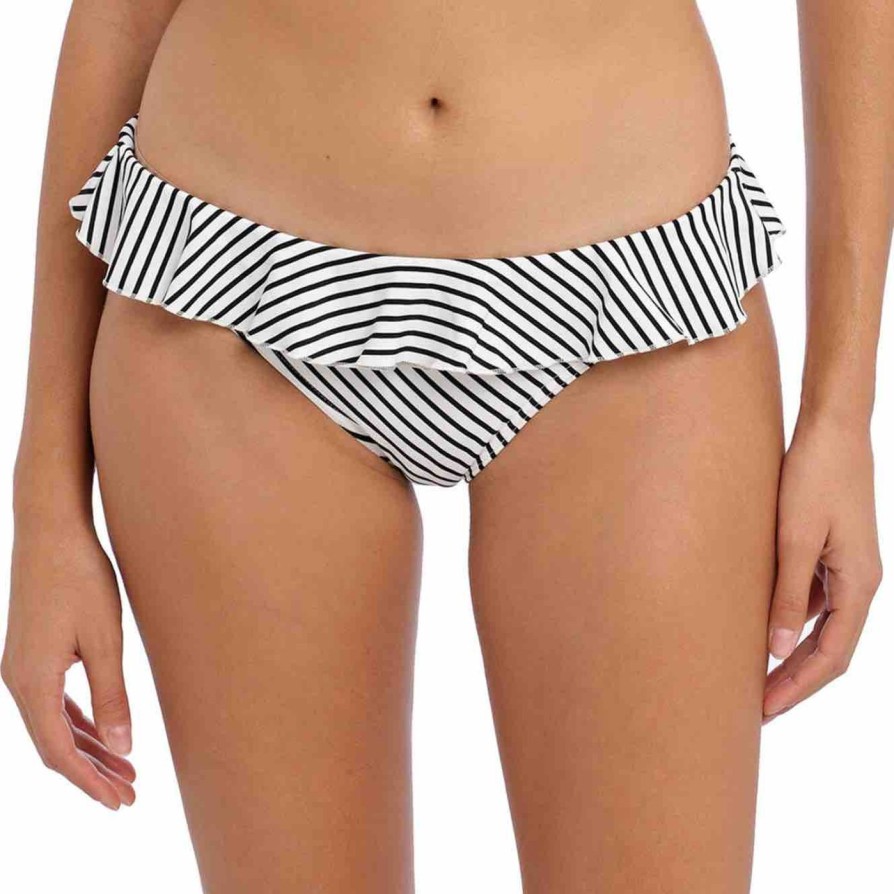 Swim Freya Swim Bikini Briefs | Jewel Cove Stripe Italini With Frill Brief