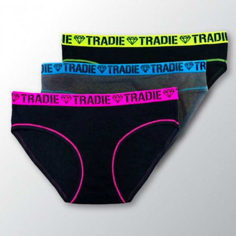 Lingerie Storm in a D cup Boyleg Shorts | Tradie Lady 3Pk Bikini