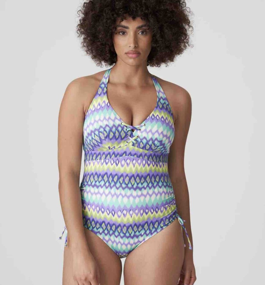 Swim Primadonna Swim Plunge Swimsuits | Holiday Padded Triangle Swimsuit