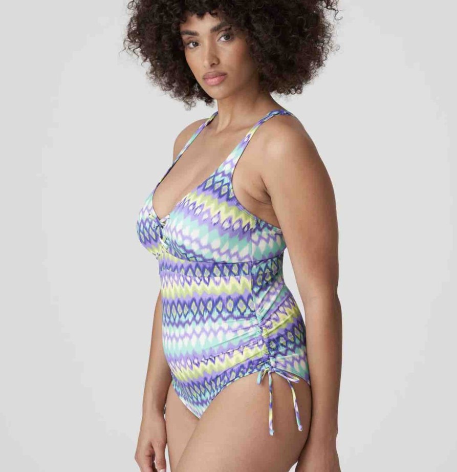 Swim Primadonna Swim Plunge Swimsuits | Holiday Padded Triangle Swimsuit