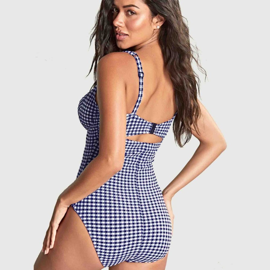 Swim Panache Balcony Swimsuits | Gingham Balcony Swimsuit