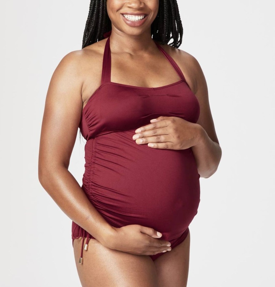 Maternity Cake Maternity Under The Bump Briefs | Rosewater Cordial Maternity Tankini Set