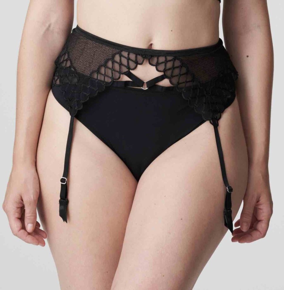 Lingerie PrimaDonna Bra Accessories | Vya Suspender Belt And Choker