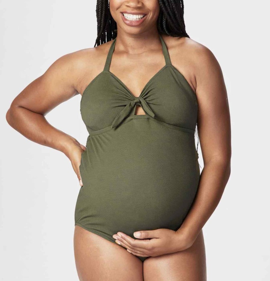 Swim Cake Maternity Maternity Swimsuits | Rosewater Kombucha Maternity Swimsuit